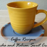Coffee with Italian Sweet Cream or Mocha