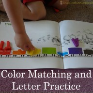 Freight Train Color Matching and Letter Practice