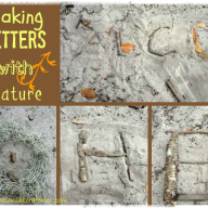 Making Letters with Nature