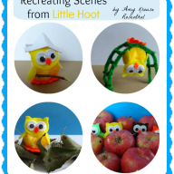Owl Craft and Play Scenes {Virtual Book Club for Kids}