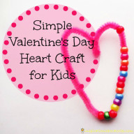 Simple Valentine Heart Craft