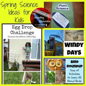 The Sunday Showcase - Spring Science Ideas for Kids