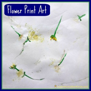 Flower Print Art