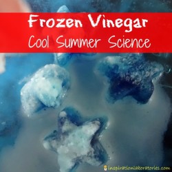 Frozen Vinegar - Cool Summer Science Activity
