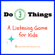Quick Play Idea: Do 3 Things Listening Game