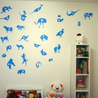 Aiden's Room: Wall Decals and Bookcase