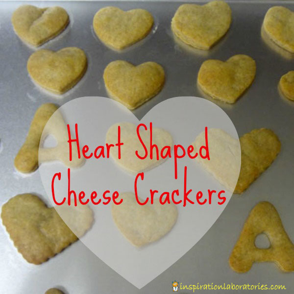 Heart Shaped Cheese Crackers