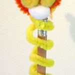 lion pencil topper