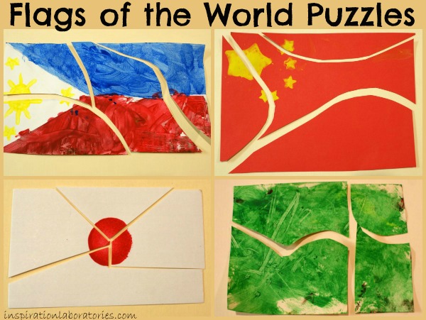 flags of the world puzzles