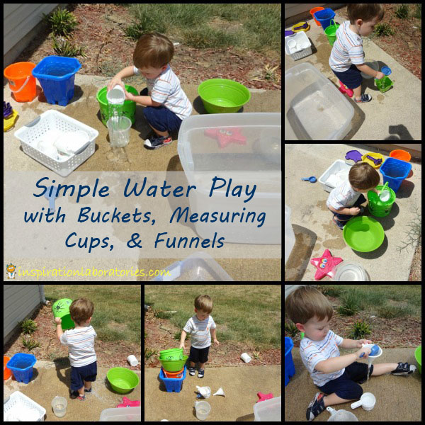 simple outside water play