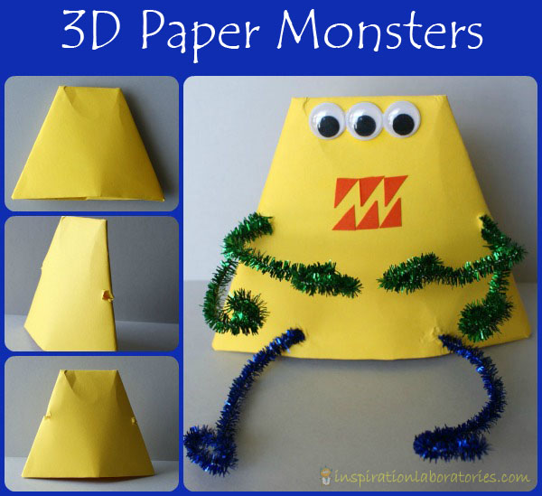 3D Paper Monster