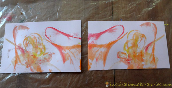 Pulled String Painting Method 2