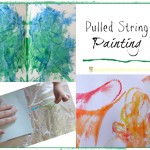 pulled string painting