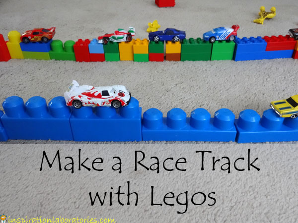 Make a Race Track with Legos