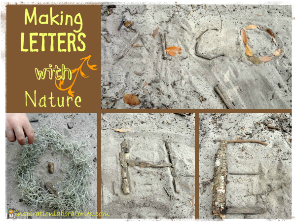 Making Letters with Nature