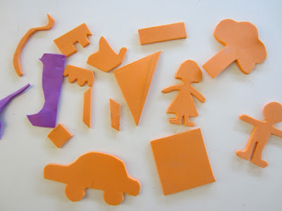 Storytelling with Foam Shapes