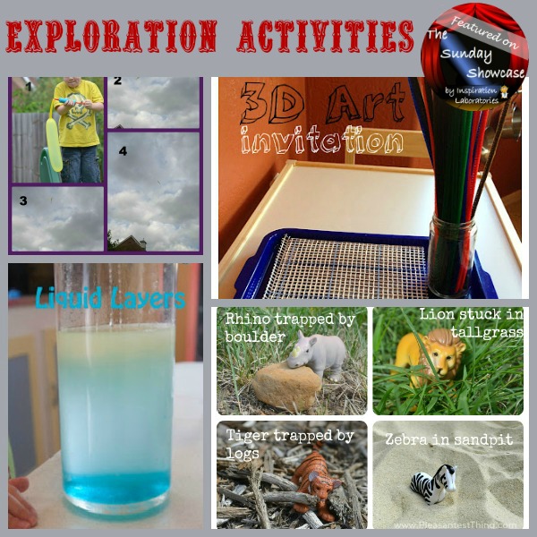 Exploration Activities Featured on the Sunday Showcase