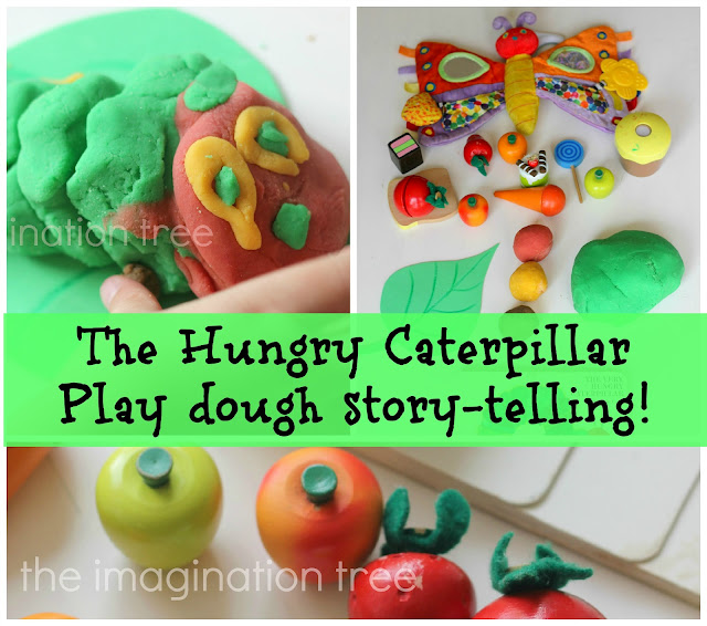 The Hungry Caterpillar Play Dough Storytelling