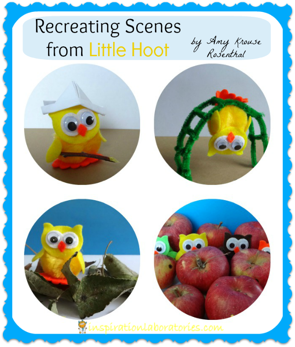 Recreating Scenes from Little Hoot {Virtual Book Club for Kids}