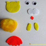 owl craft kit pieces
