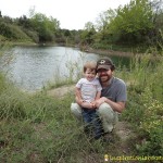 at the pond
