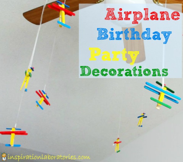 Airplane Birthday Party Decorations