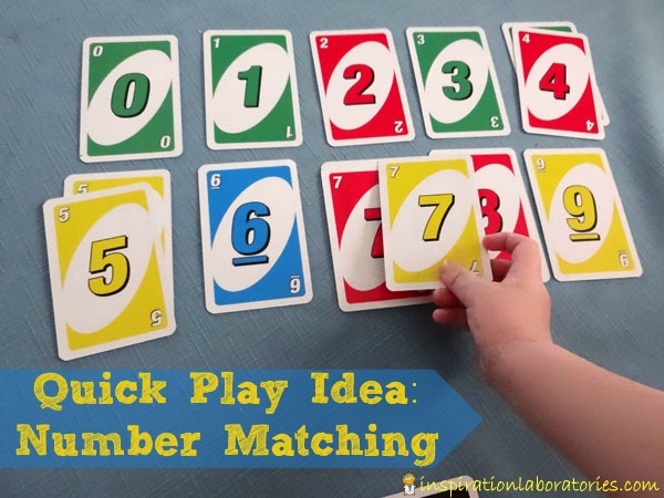 Quick Play Idea: Number Matching Game