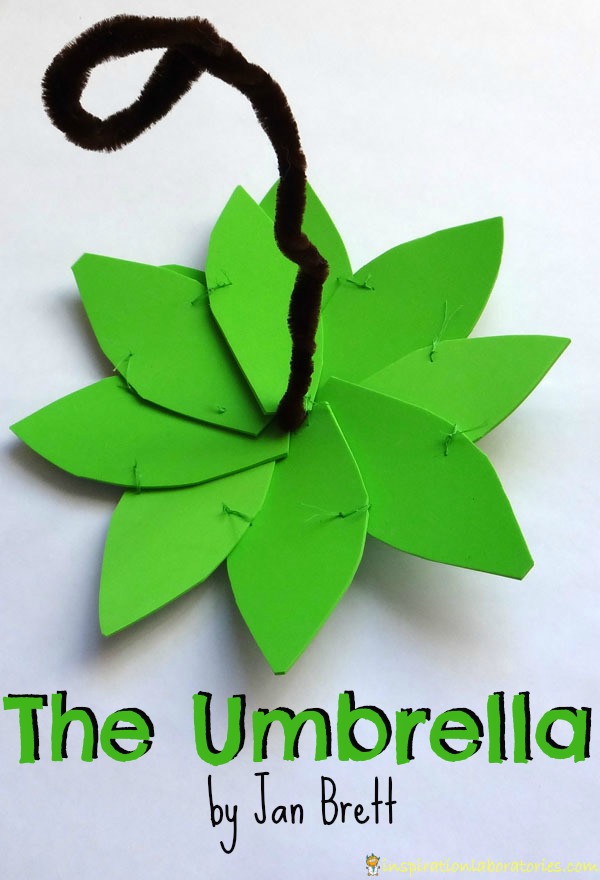 The Umbrella by Jan Brett - part of the Virtual Book Club for Kids