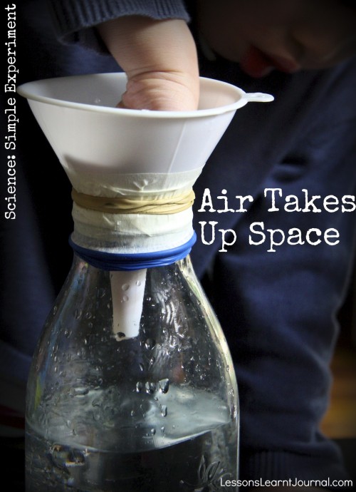 air takes up space