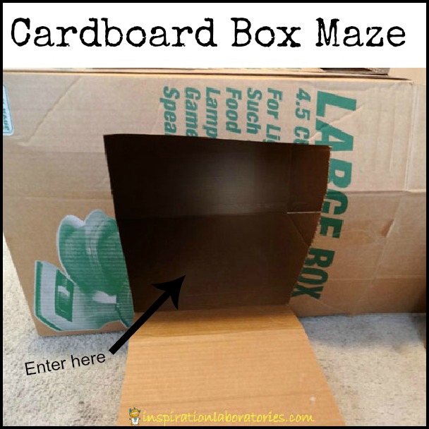 Cardboard Box Maze and Play Tunnel