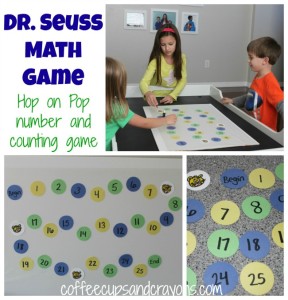 Hop on Pop Counting Board Game