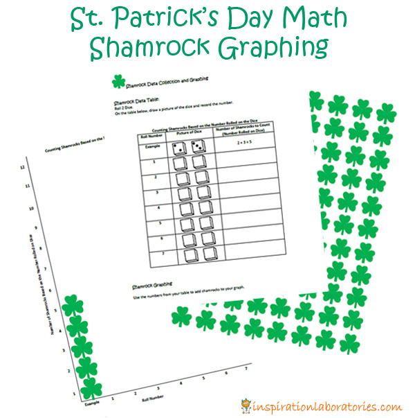 Shamrock Math Printables Shamrock Graphing for St. Patrick's Day