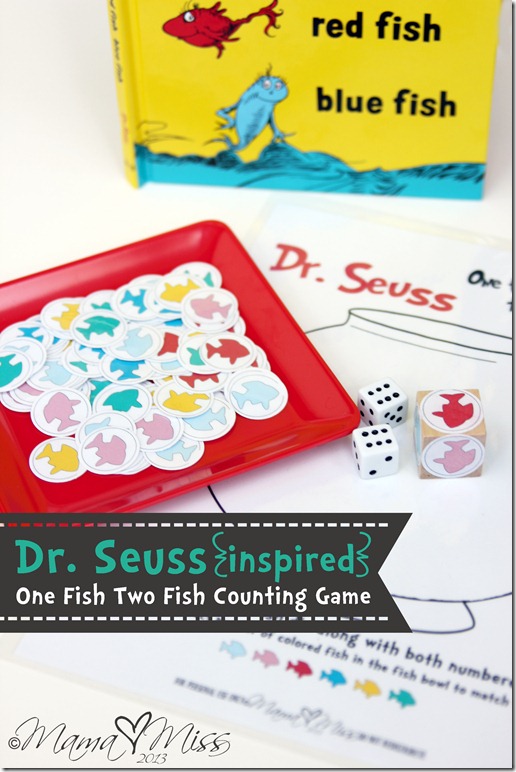 One Fish Two Fish Counting Game from Mama Miss | Inspiration Laboratories