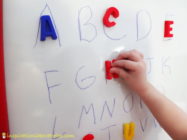 Use Capital Letters for Letter Sound Race