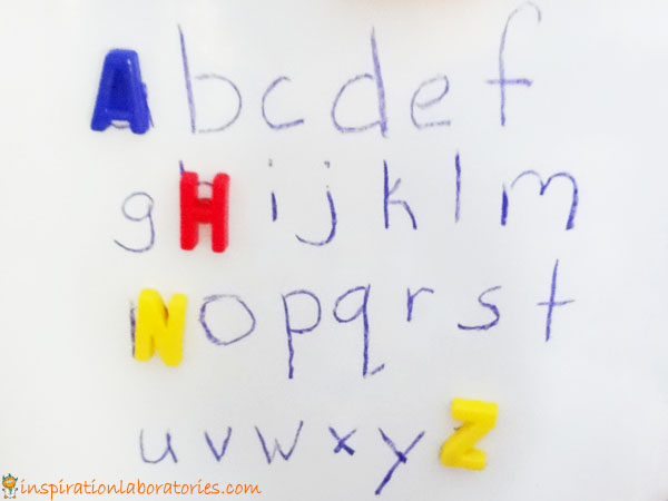 Use Lowercase Letters for Letter Sound Race