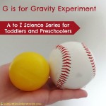 G is for Gravity Experiment | Inspiration Laboratories