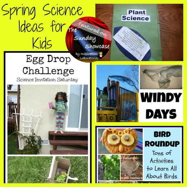 Spring Science Ideas for Kids Featured on The Sunday Showcase at Inspiration Laboratories
