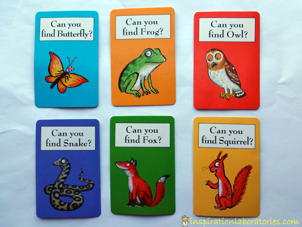 The Gruffalo Board Game Character Cards