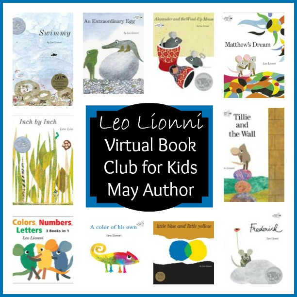 Leo Lionni is May's Featured Author for the Virtual Book Club for Kids