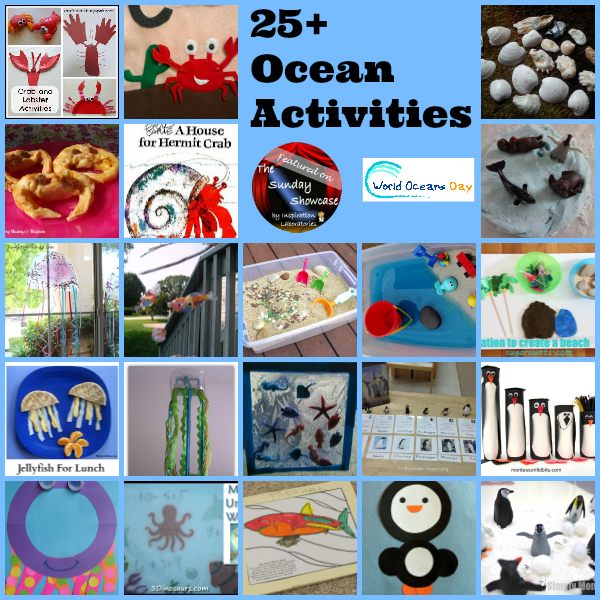 Celebrate World Oceans Day with 25+ Activities Featured on The Sunday Showcase at Inspiration Laboratories
