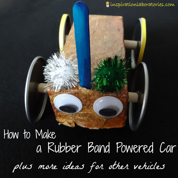 Rubber Band Powered Car