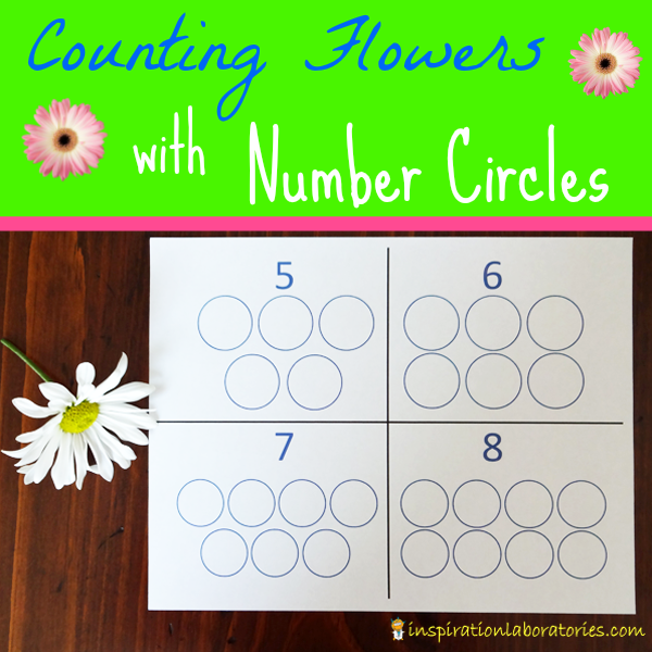 Counting Flowers with Number Circles