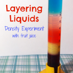 Layering Liquids Density Experiment