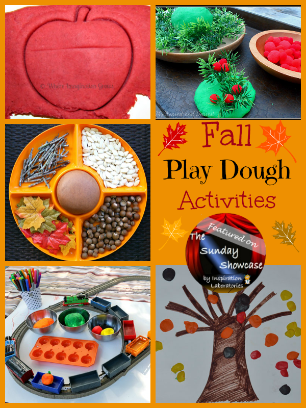 Fall Play Dough Activities Featured on the Sunday Showcase at Inspiration Laboratories