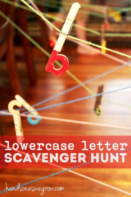 Scavenger Hunt Maze from hands on : as we grow