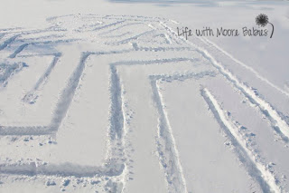 Snow Maze from Life with Moore Babies