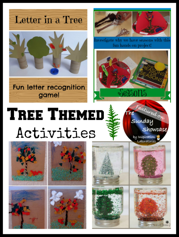 Tree Themed Activities Featured on the Sunday Showcase at Inspiration Laboratories