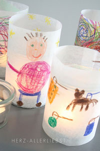 Lanterns from Children's Art