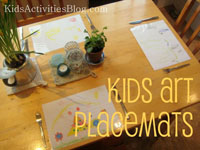 Placemats from Children's Art