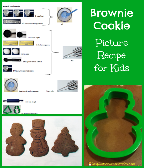 Brownie Cookie Picture Recipe - Day 14 of our Christmas Science Advent Calendar
